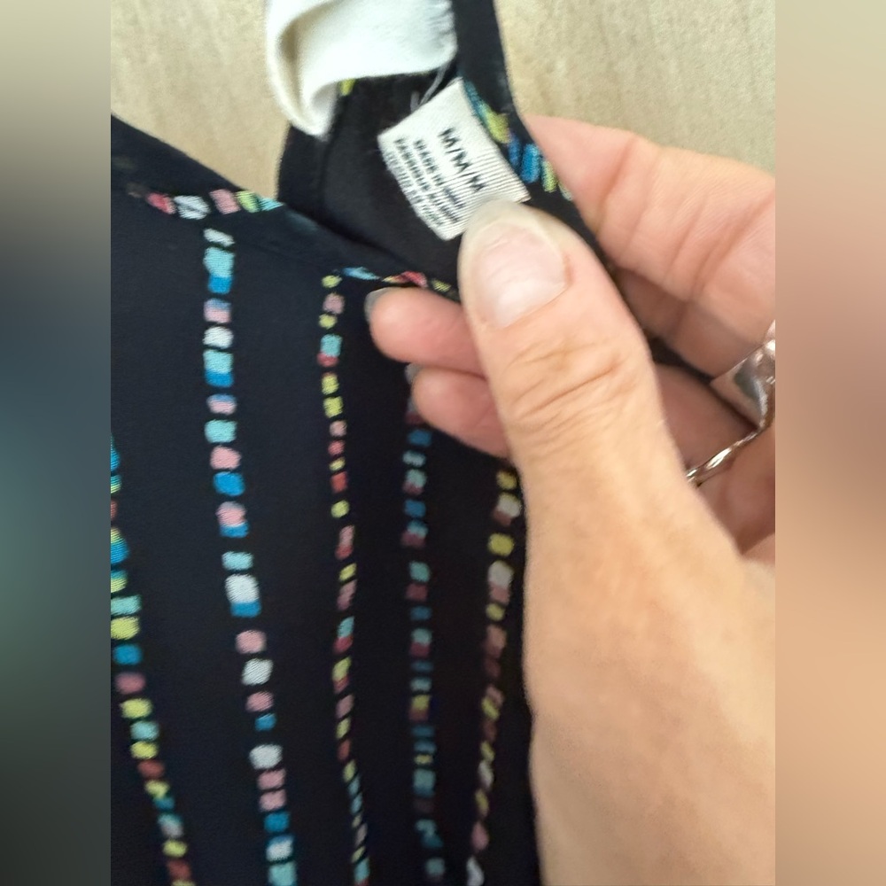 Roxy Black Dress with Multicolor Stripesp: Eligible 3/$25! - Picture 7 of 10
